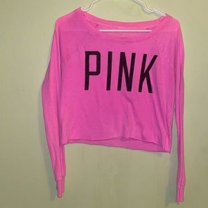 Pink Victoria Secret crop top